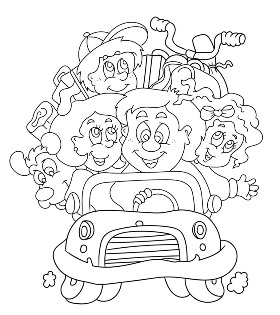Top free printable family coloring pages online