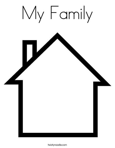 My family coloring page preschool family theme family activities preschool family coloring pages