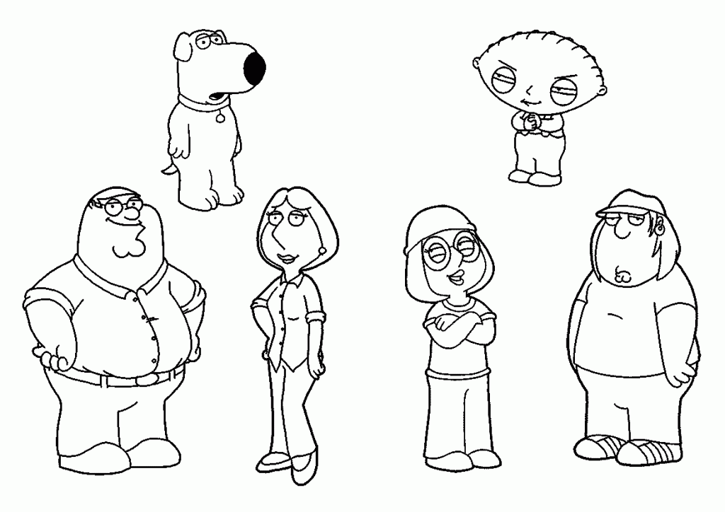 Free printable family guy coloring pages for kids family coloring pages cartoon coloring pages coloring pages for kids