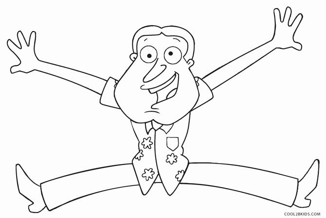 Printable family guy coloring pages for kids coolbkids cat coloring book coloring pages cartoon coloring pages