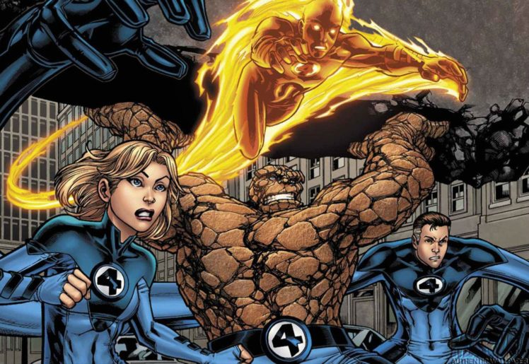 Fantastic four superhero hero action fighting comics marvel sci fi fantasy wallpapers hd desktop and mobile backgrounds