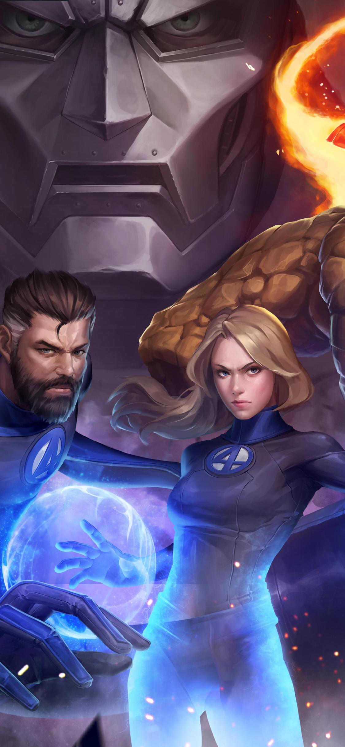 X marvel future fight fantastic four iphone xsiphone iphone x hd k wallpapers images backgrounds photos and pictures