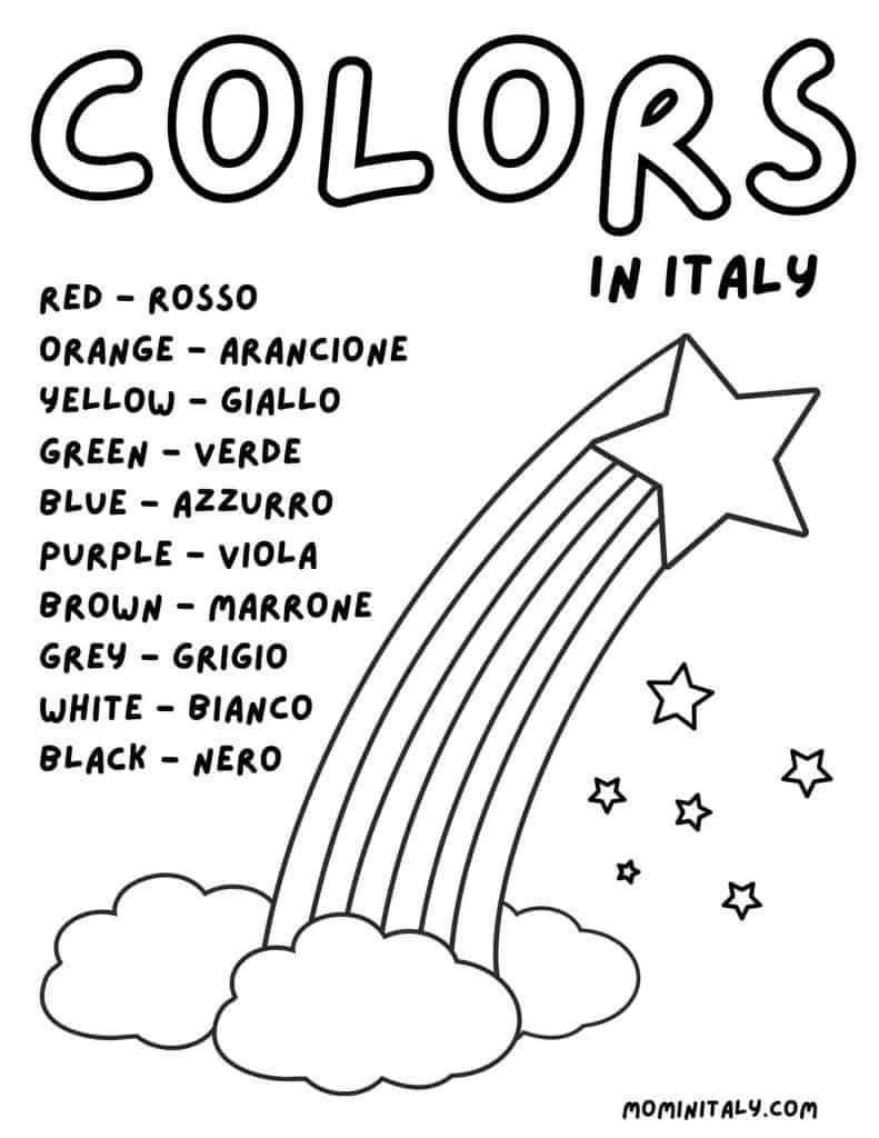 Italy coloring pages