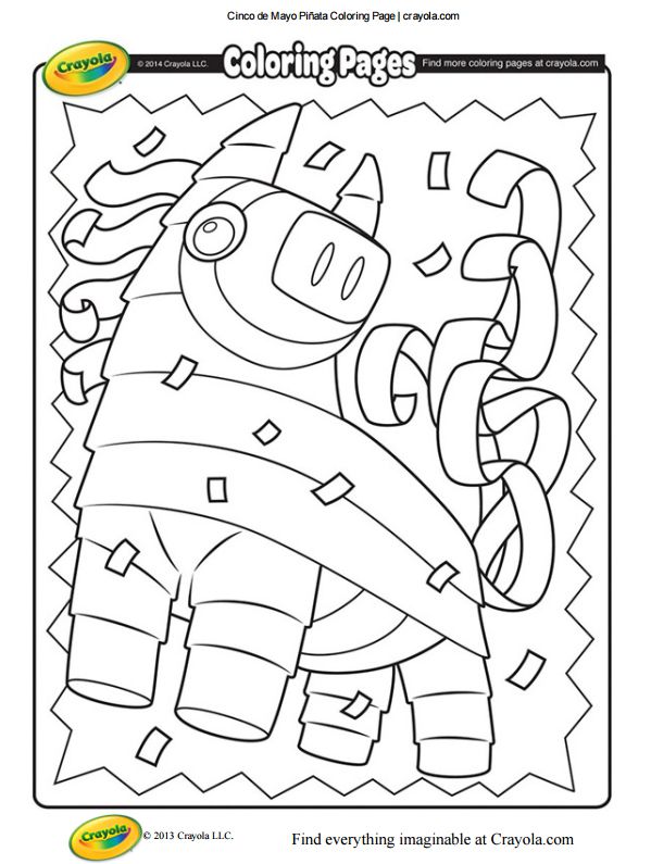 Places to find free cinco de mayo coloring pages