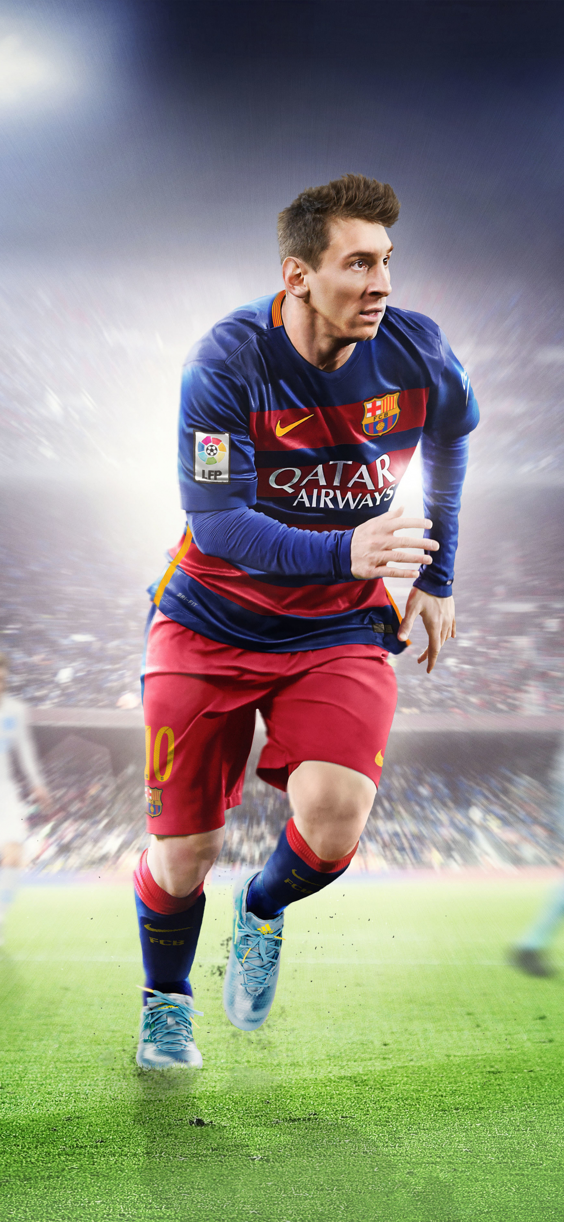 Download wallpaper x lionel messi footballer fifa ea sports video game iphone x x hd background