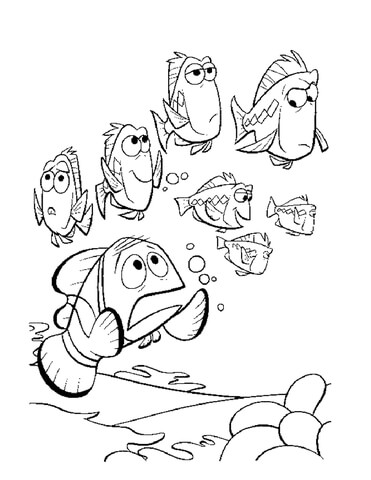 Finding nemo coloring pages free coloring pages