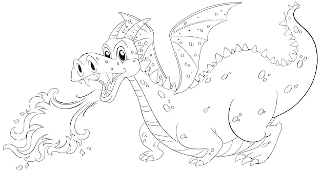 Dragons coloring pages printable