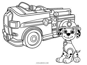 Free printable fire truck coloring pages for kids coolbkids truck coloring pages paw patrol coloring firetruck coloring page