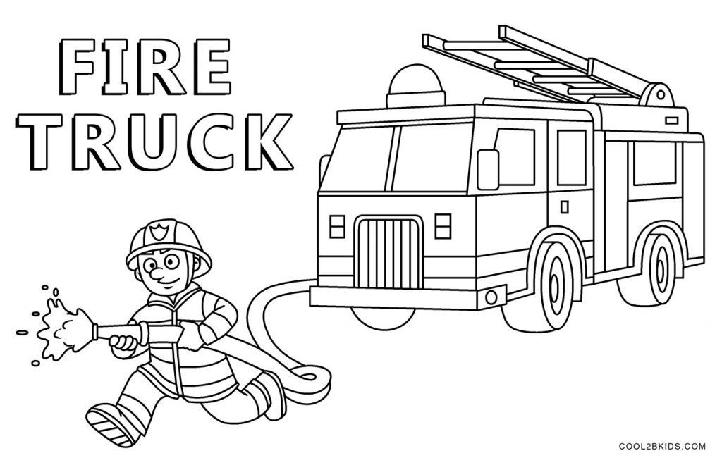 Free printable fire truck coloring pages for kids truck coloring pages firetruck coloring page fire trucks