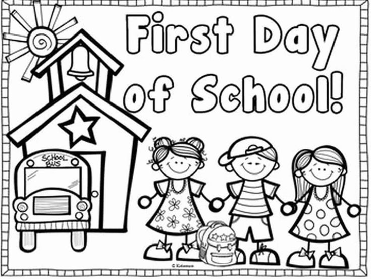 Free first day of school coloring pages for kids in kindergarten coloring pages school coloring pages preschool coloring pages