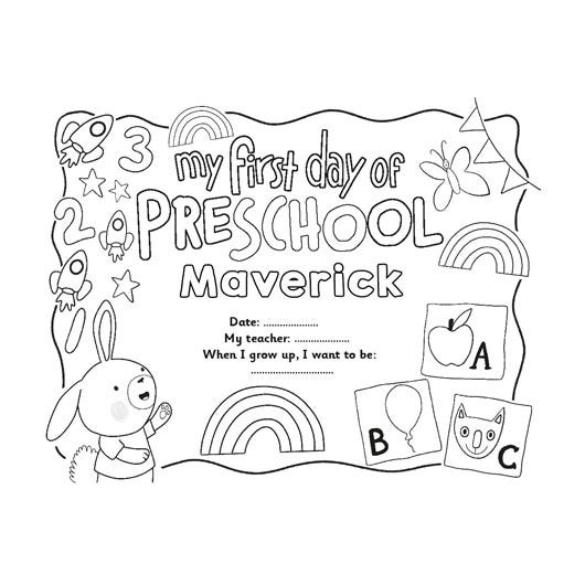 Personalized coloring pages llc