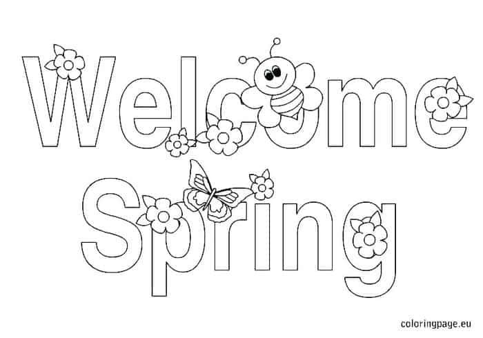 Spring break coloring pages spring coloring pages spring coloring sheets coloring pages