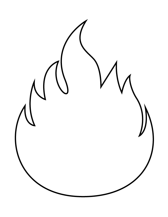 Fire flame coloring pages printable fire crafts paper fire fire truck craft