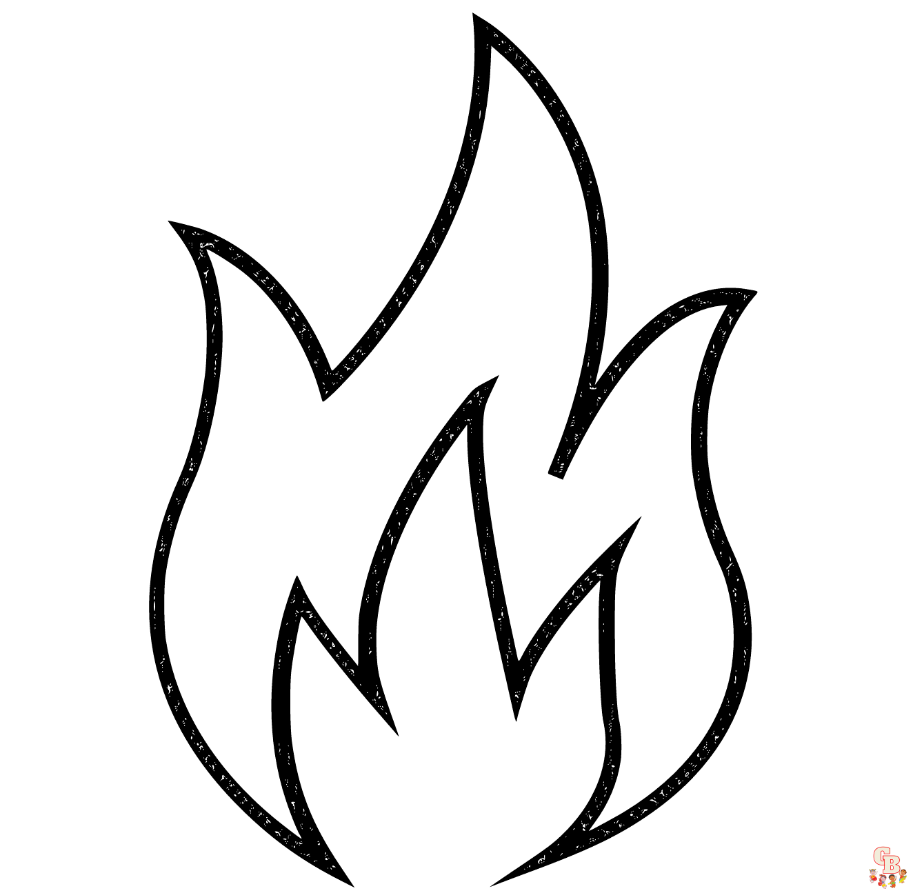 Printable flame coloring pages free for kids and adults