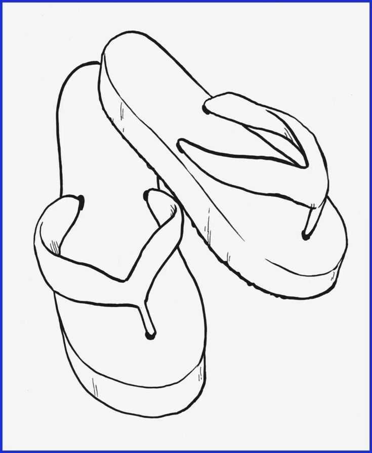 Flip flop coloring pages dream flip flop coloring page waggapoultryclub