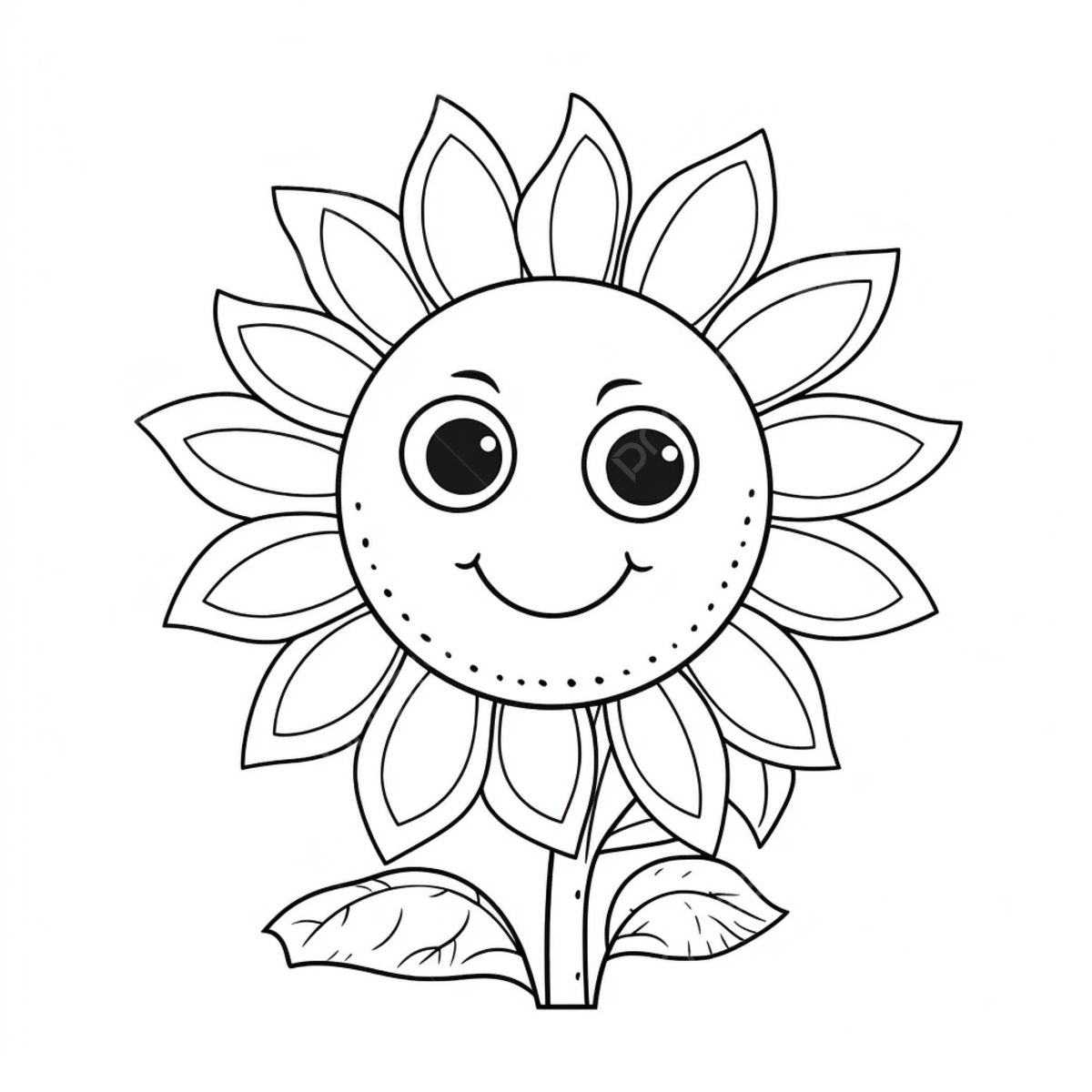 Flower coloring pages png vector psd and clipart with transparent background for free download