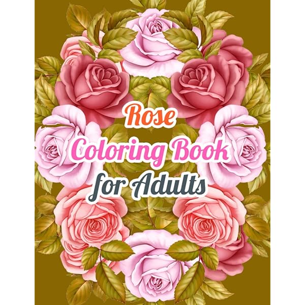 Favorite roses coloring book dover flower by arbel ilil