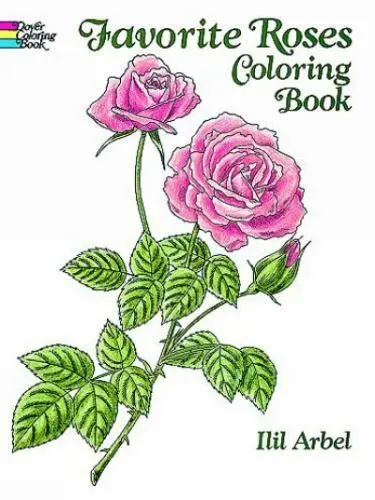 Favorite roses coloring book by arbel ilil