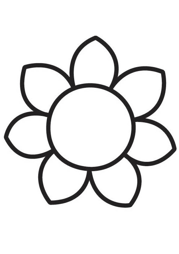 Coloring pages flower coloring pages preschool pdf for kids