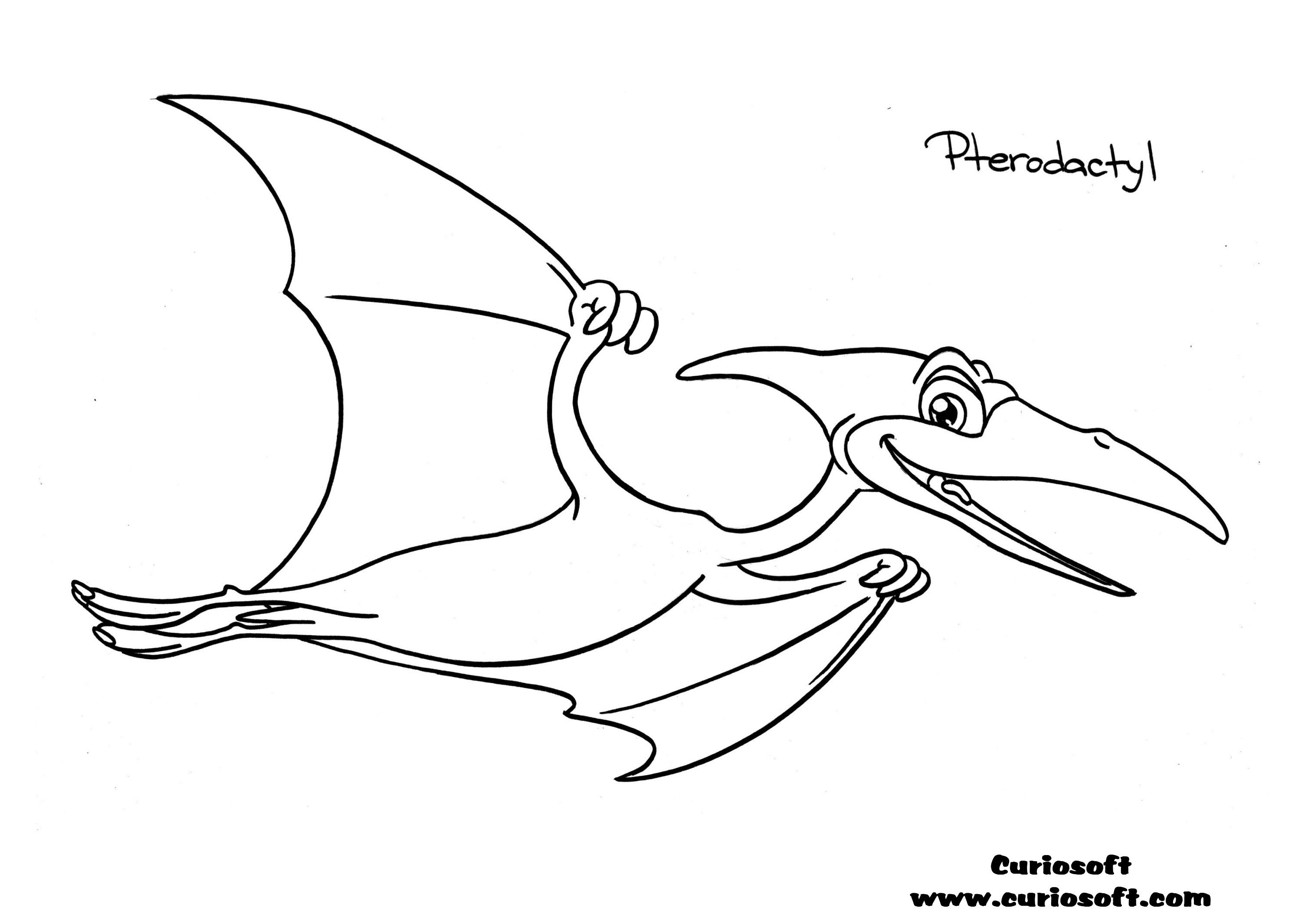 Pterodactyl dinosaur coloring pages dinosaur coloring coloring pages