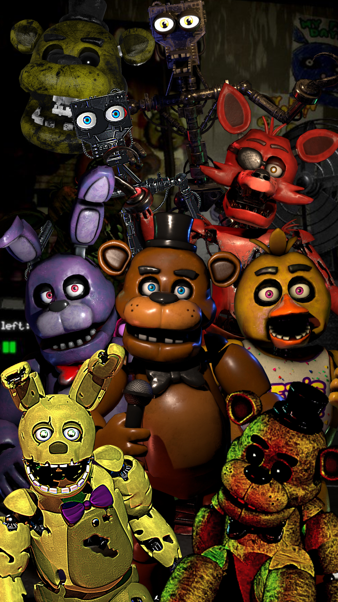 Backstage fnaf one wallpaper by Fresh_PiggyPie - Download on ZEDGE™