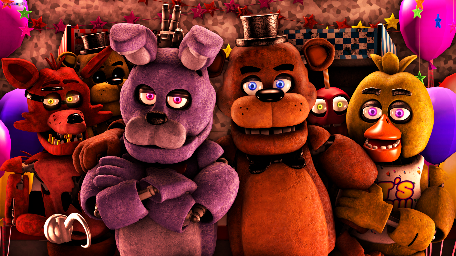 Bonnie five nights at freddys hd papers and backgrounds