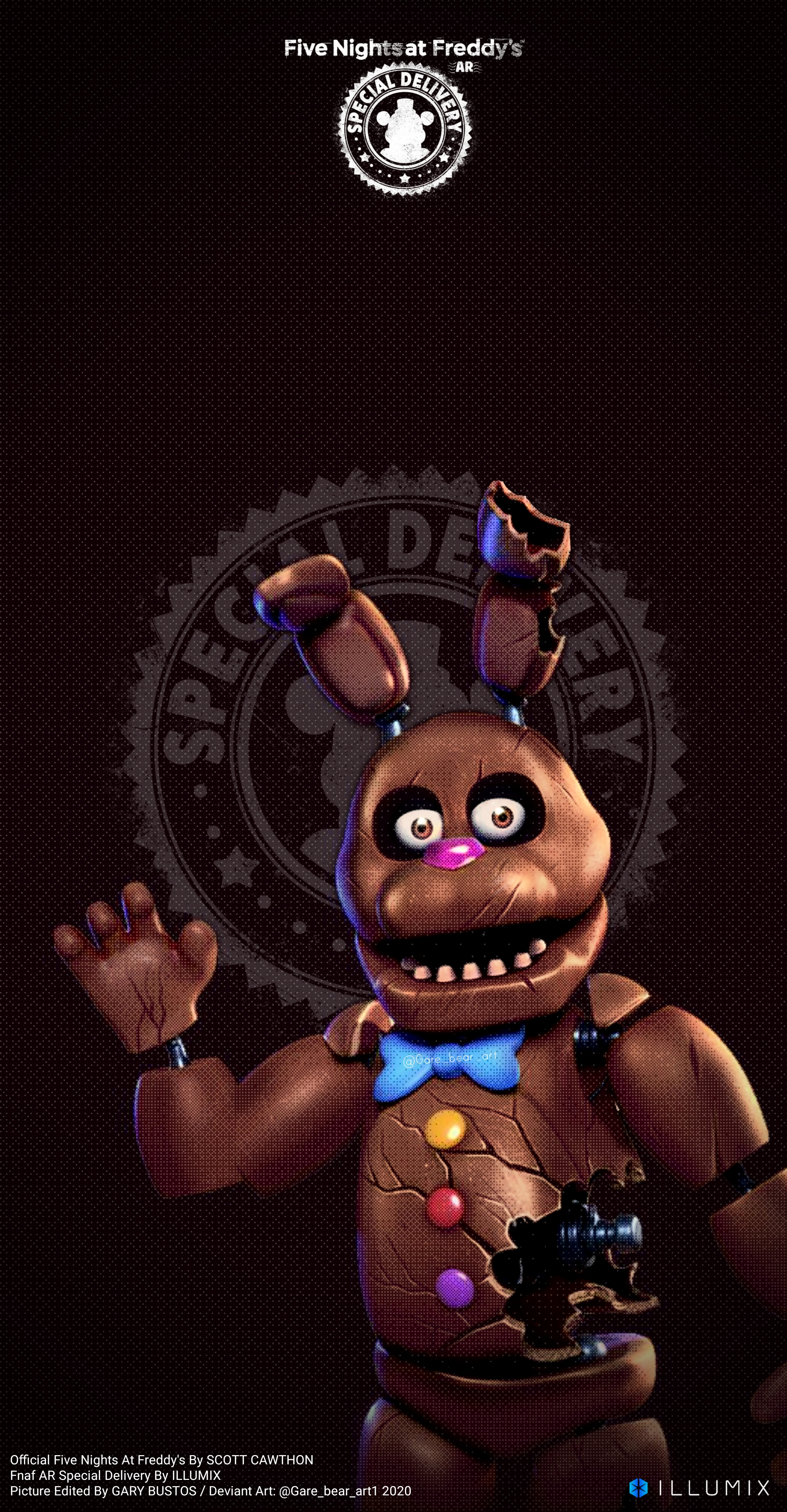 Chocolate bonnie wallpaper for phones by garebearart on