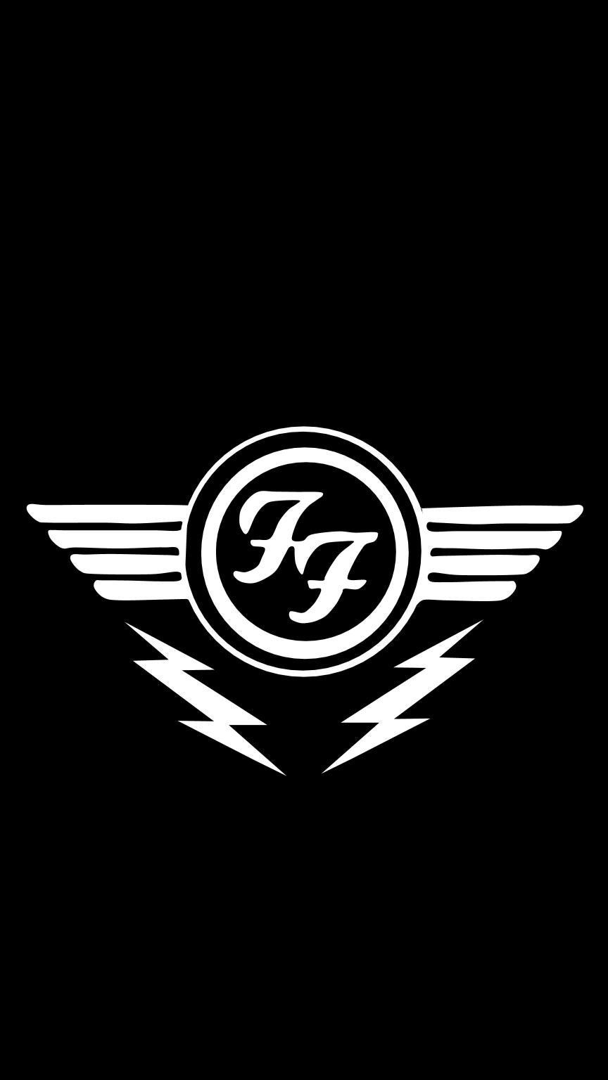 I made a bw foo fighters wallpaper thingy rfoofighters
