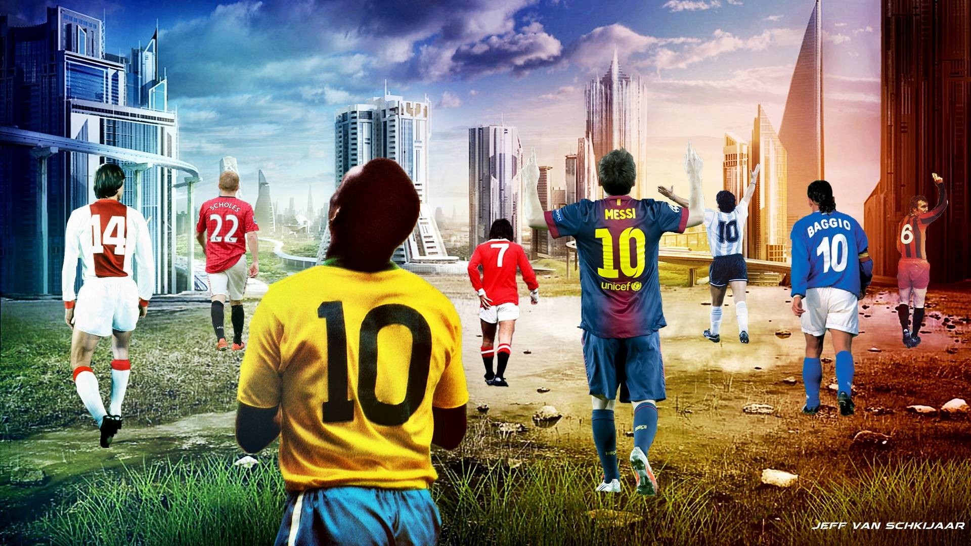 Best football players of all time wallpaper by jeffery on deviantart