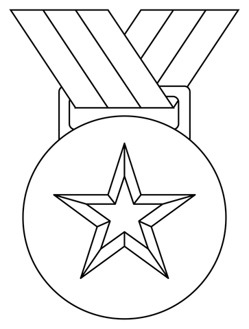 Sports medal coloring page free printable coloring pages
