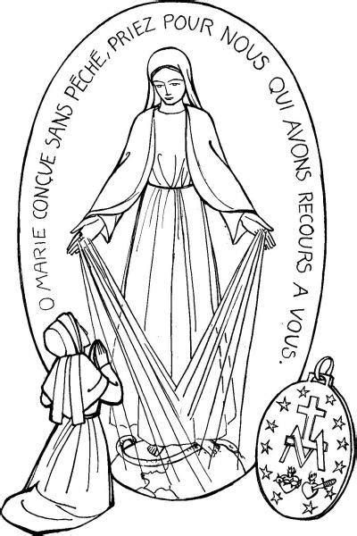 Reliartes dibujos medalla milagrosa y santa catalina labourã df catholic coloring coloring pages faith crafts