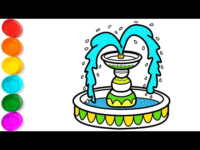 How to draw a fountain