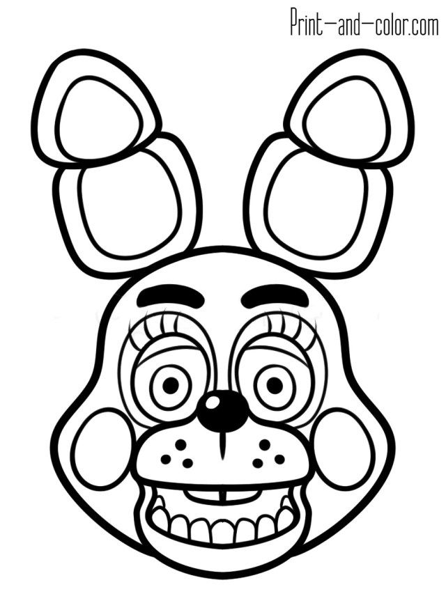 Inspired picture of five nights at freddys coloring pages
