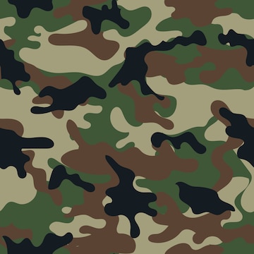 Camouflage army vectors illustrations for free download