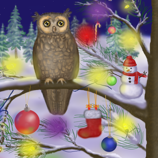 Xmas owl of a season live wallpaper freeappstore for android