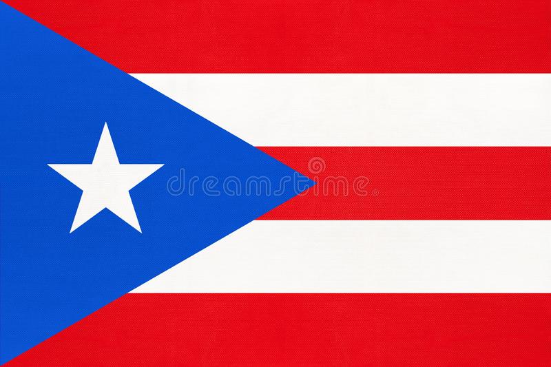 Puerto rico flag stock photos