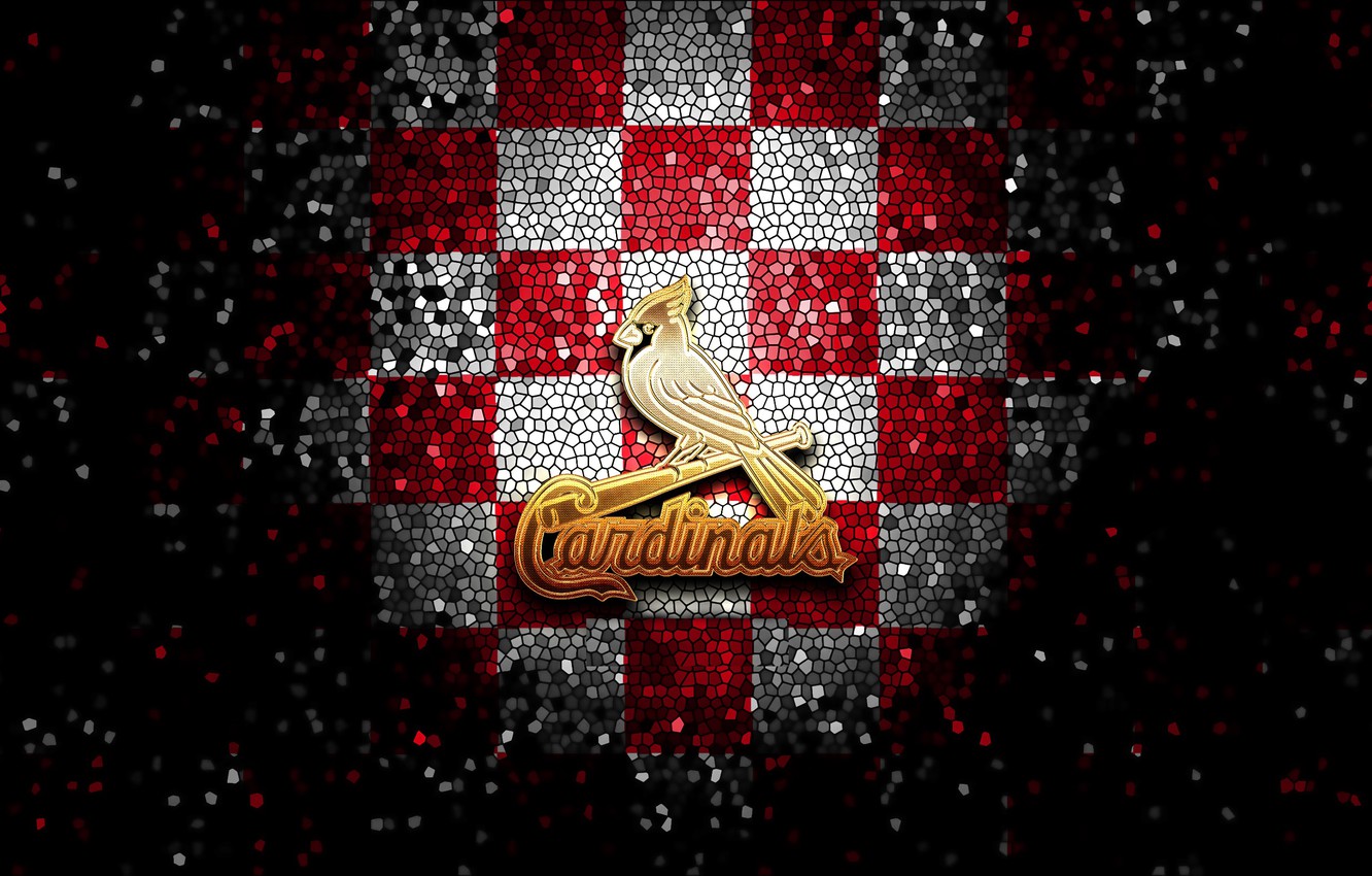 Wallpaper wallpaper sport logo baseball glitter checkered mlb st louis cardinals images for desktop section ñððññ