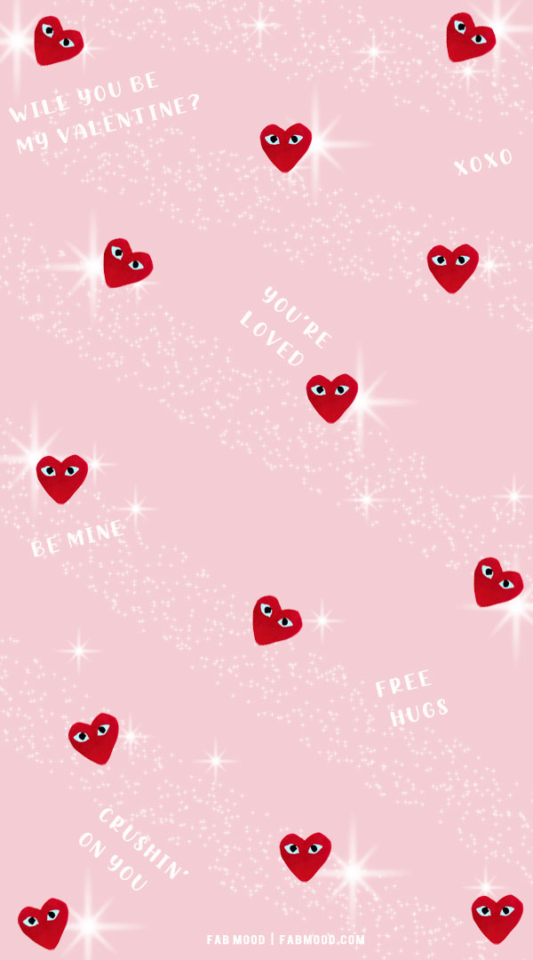 Sparkle valentines wallpaper