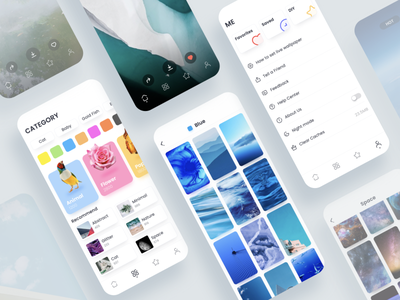 Wallpaper app designs themes templates and downloadable graphic elements on