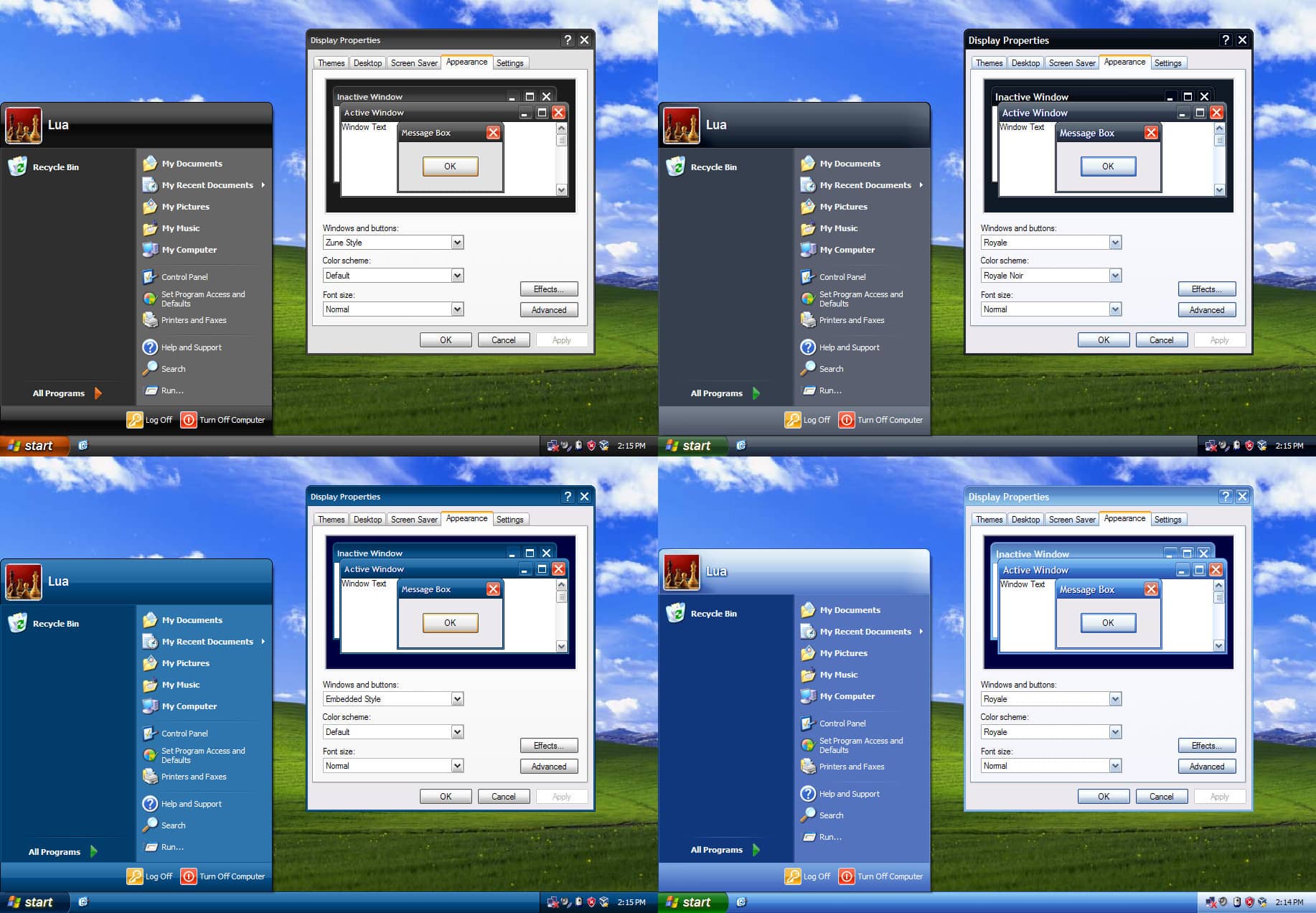 Download the official windows xp themes no system modification required rwindowsxp