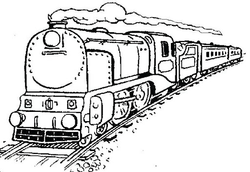 Coloring pages new train coloring pages