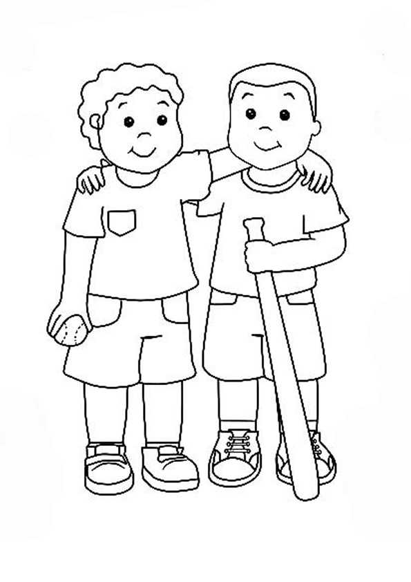 Coloring pages printable best friend coloring pages