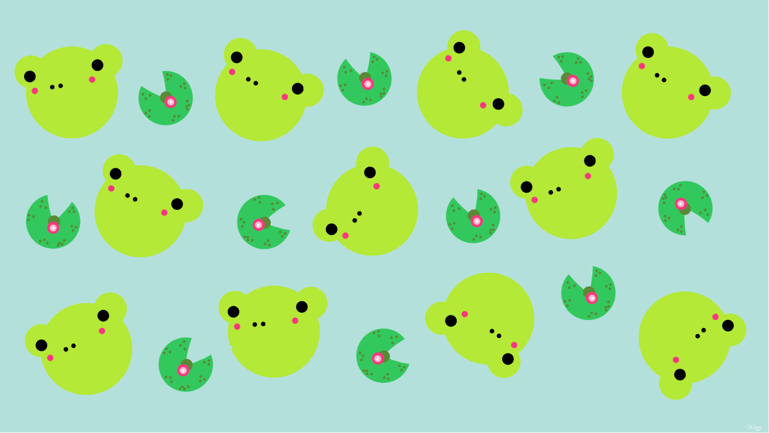 Simple frogs lilypads x frog wallpaper cute desktop wallpaper frog drawing