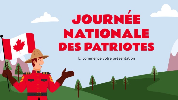 National patriots day in quebec google slides powerpoint