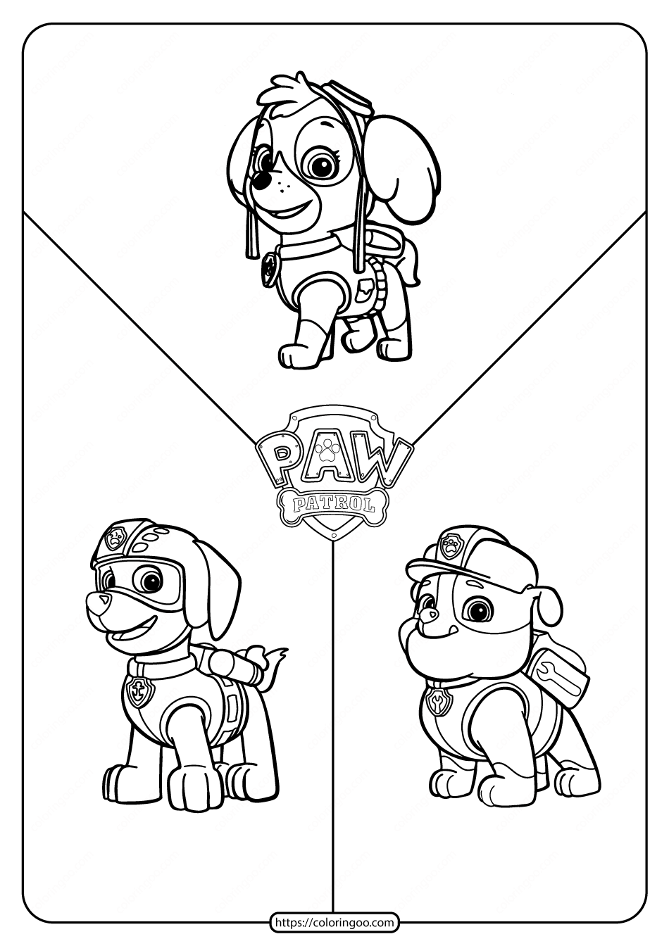 Printable paw patrol friends coloring pages in paw patrol coloring paw patrol coloring pages coloring pages