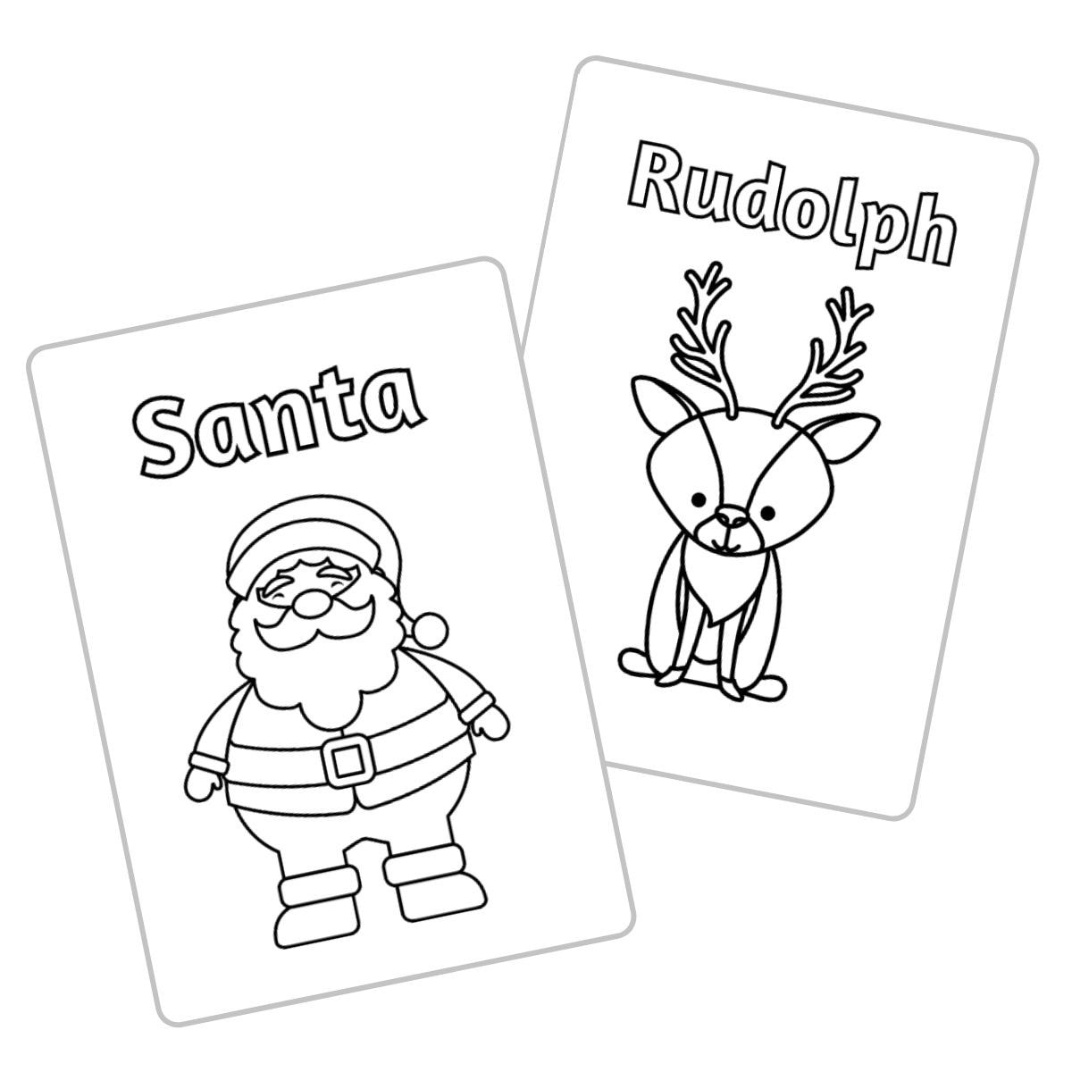 Free christmas colouring pages for kids