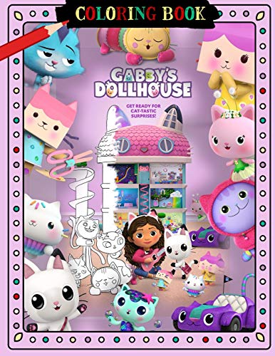Pdf download gabbys dollhouse coloring book by joshua fredlund x