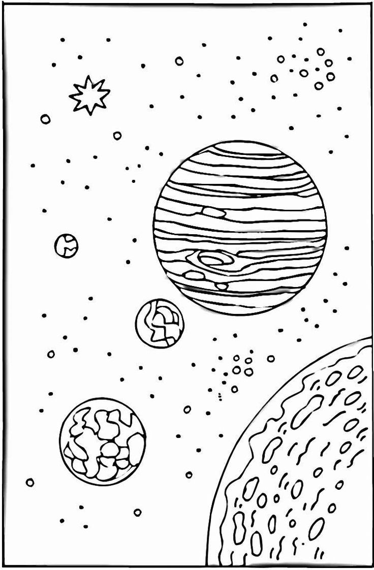 Galaxy coloring pages