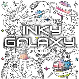 Inky galaxy coloring book review