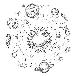 Galaxy coloring pages printable for free download
